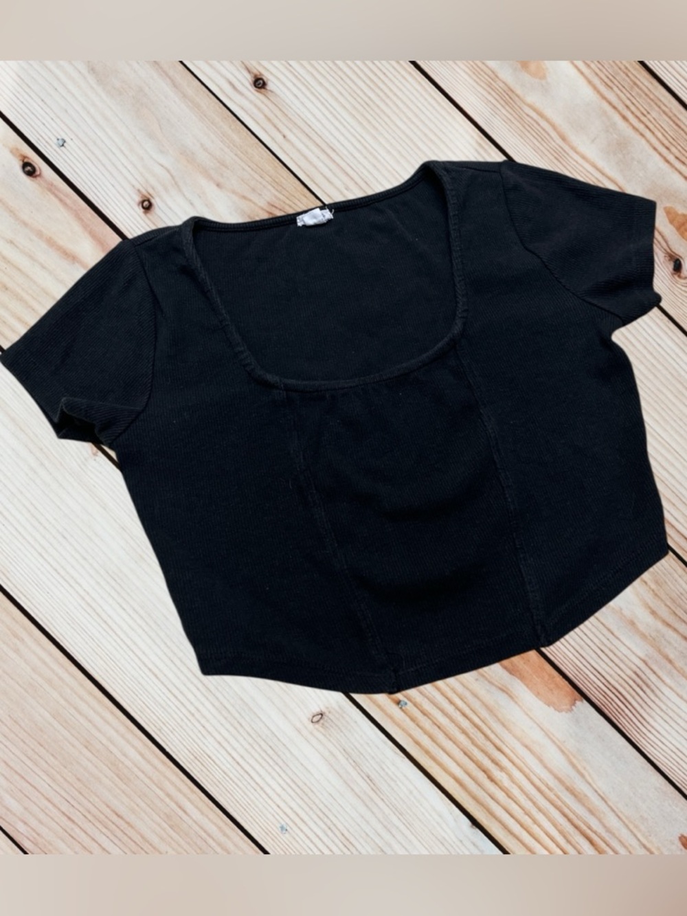 Garage M off black Corset Tee